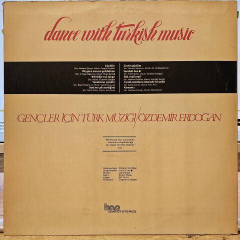 Özdemir Erdoğan – Gençler İçin Türk Müziği: Dance With Turkish Music LP PLAK...