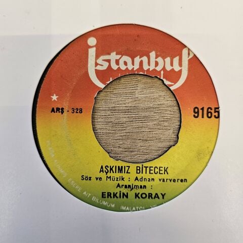 Erkin Koray – Kendim Ettim Kendim Buldum / Aşkımız Bitecek 45LİK PLAK