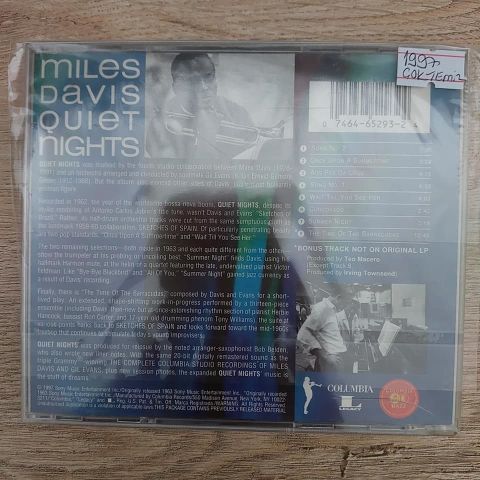 MİLES DAVİS - OUIET NIGHTS CD