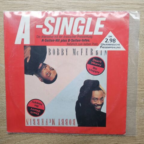 Bobby McFerrin – Don't Worry, Be Happy 45LİK PLAK