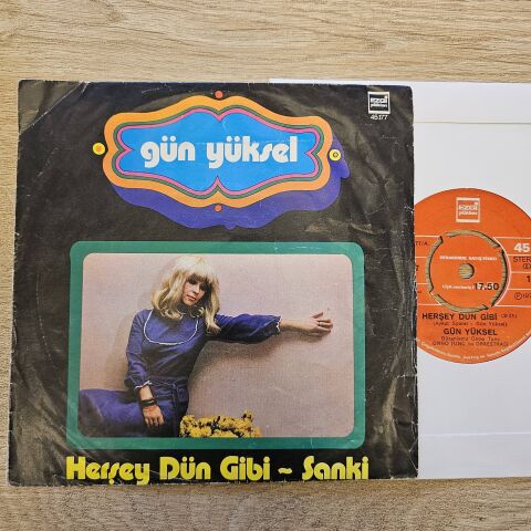 Gün Yüksel – Her Şey Dün Gibi / Sanki 45LİK PLAK