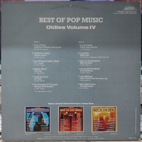 Various – Best Of Pop Music LP PLAK