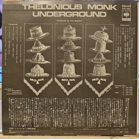 Thelonious Monk – Underground LP PLAK