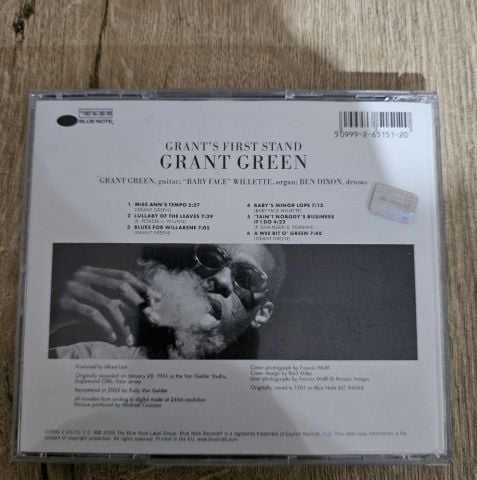 GRANT GREEN - GRANT'S FIRST STAND CD