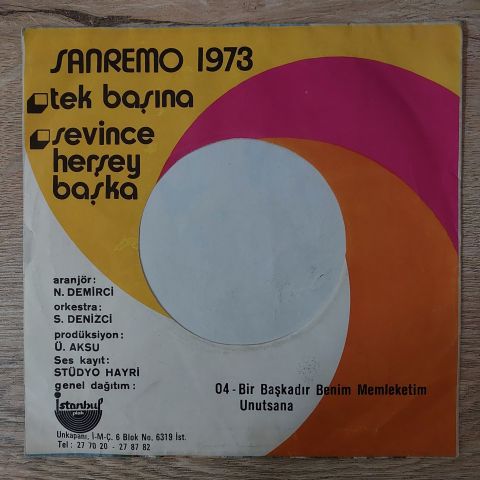 Ayten Alpman – Tek Başına / Sevince Her Şey Başka 45LİK PLAK