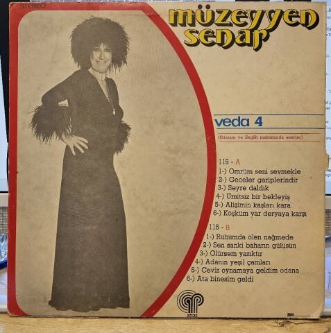 Müzeyyen Senar – Veda 4 LP PLAK