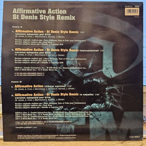 Nas / NTM – Affirmative Action (Saint-Denis Style Remix) LP PLAK