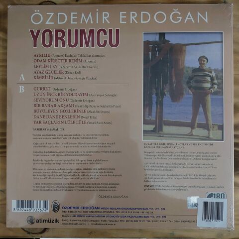 ÖZDEMİR ERDOĞAN - YORUMCU LP PLAK