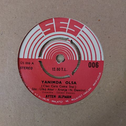 Ayten Alpman – Yanımda Olsa / İstersen 45LİK PLAK