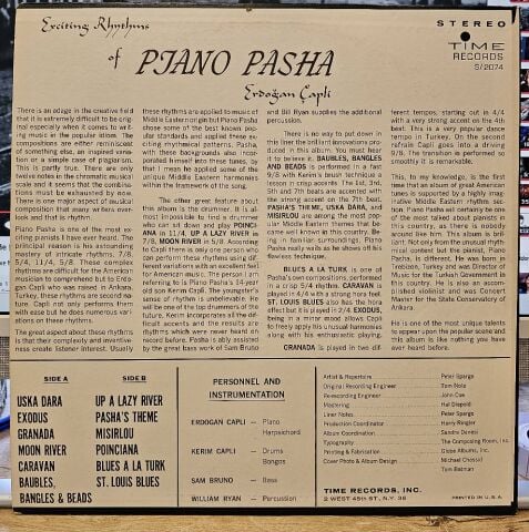 Erdoğan Çapli – Exciting Rhythms Of Piano Pasha LP PLAK