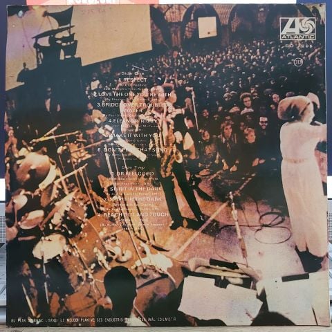 ARETHA FRANKLİN - LİVE AT FİLMORE WEST LP PLAK