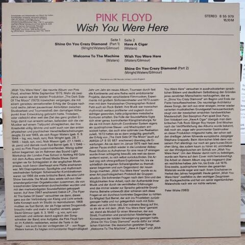 Pink Floyd – Wish You Were Here LP PLAK