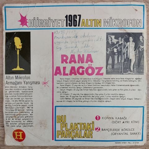 Rana Alagöz – Konya Kabağı / Bahçelerde Börülce 45LİK PLAK
