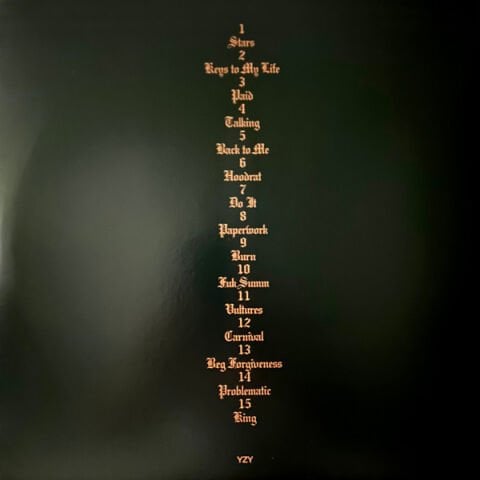 ¥$, Kanye West, Ty Dolla $ign – Vultures 1 LP PLAK