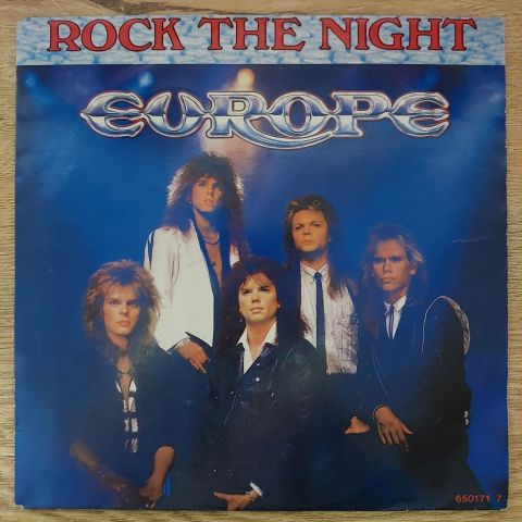 Europe – Rock The Night 45LİK PLAK
