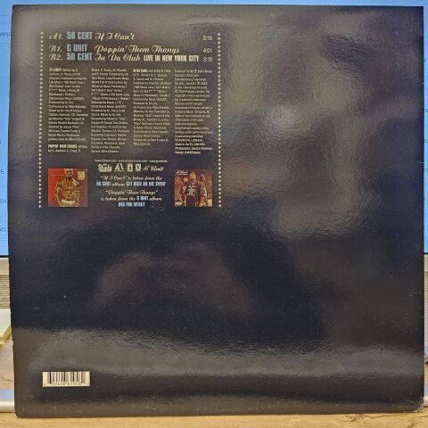 50 Cent & G-Unit – If I Can't / Poppin' Them Thangs LP PLAK