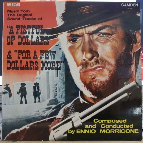 ENNİO MORRICONE - FOR A FEW DOLLARS MORE A FİTSFUL OF DOLLARS LP PLAK