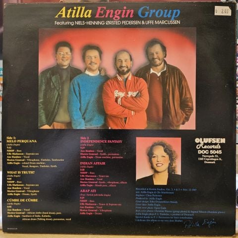 Atilla Engin Group Featuring Niels-Henning Ørsted Pedersen & Uffe Markussen – Melo Perquana  LP PLAK