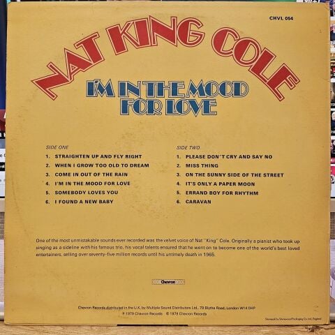 Nat King Cole – I'm In The Mood For Love LP PLAK