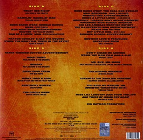 QUENTİN TARANTİNO - ONCE UPON A TIME IN HOLLYWOOD ORANGE LP PLAK