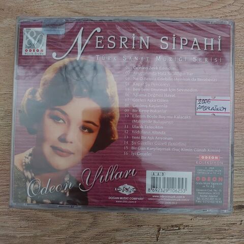 NESRİN SİPAHİ - TÜRK SANAT MÜZİĞİ SERİSİ ODEON YILLARI CD