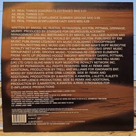 Javine – Real Things LP PLAK