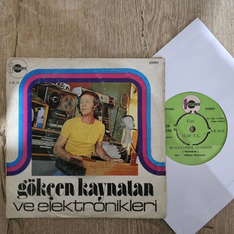 Gökçen Kaynatan Ve Elektronikleri – Pencerenin Perdesini / Beyoğlunda Gezersin 45LİK PLAK