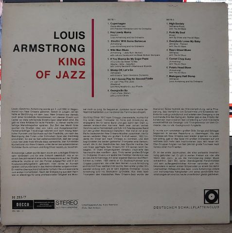 Louis Armstrong – King Of Jazz LP PLAK