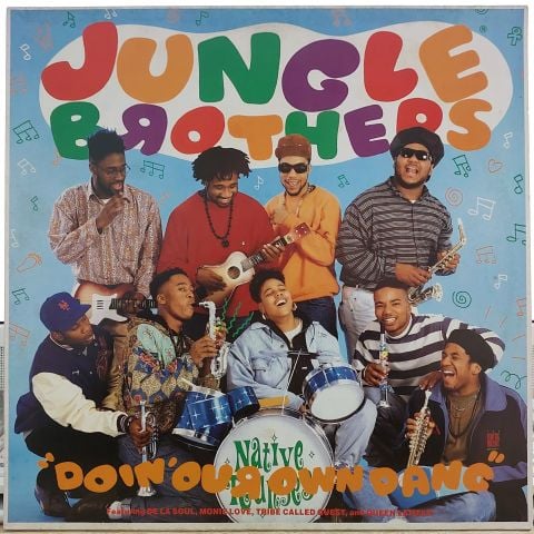 Jungle Brothers Featuring De La Soul, Monie Love, Tribe Called Quest* And Queen Latifah – Doin' Our Own Dang LP PLAK