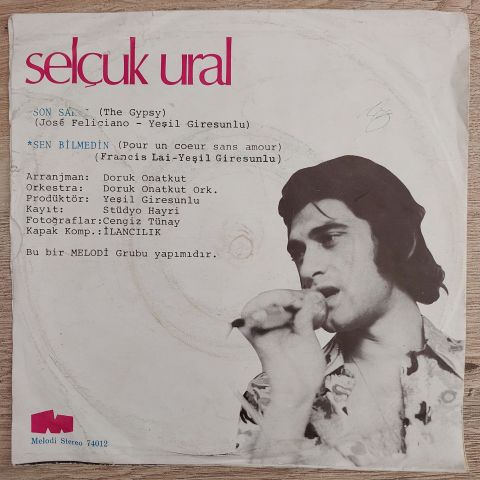 Selçuk Ural – Son Şarkı / Sen Bilmedin 45LİK PLAK