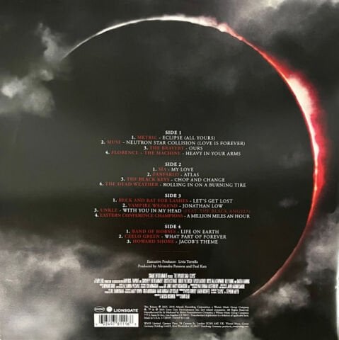Various – The Twilight Saga: Eclipse (Original Motion Picture Soundtrack) LP PLAK