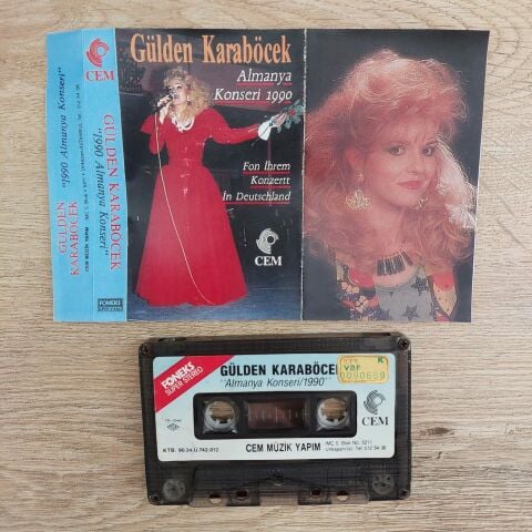 GÜLDEN KARABÖCEK - ALMANYA KONSERİ 1990 KASET