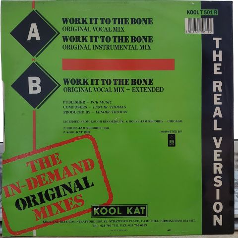 LNR – Work It To The Bone LP PLAK