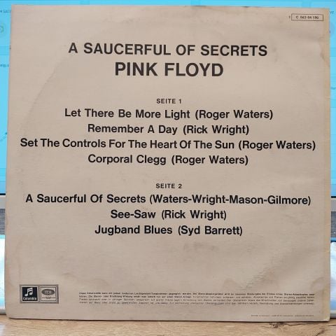 Pink Floyd – A Saucerful Of Secrets LP PLAK