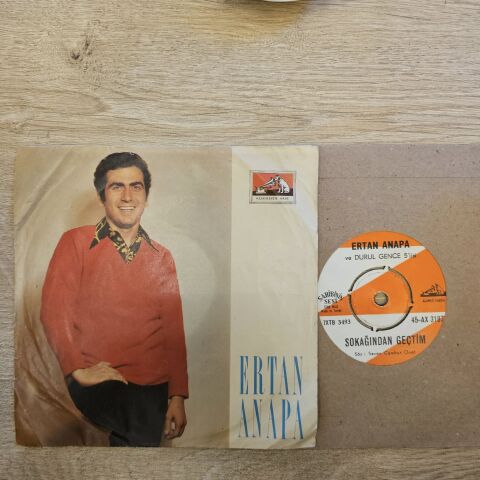 Ertan Anapa – Yalnız Seni Sevdim / Sokağından Geçtim 45LİK PLAK