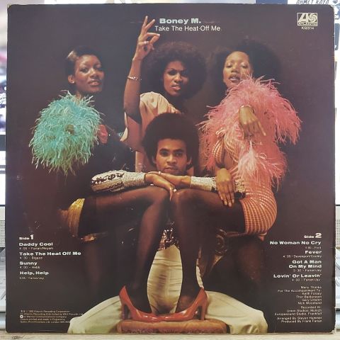 BONEY M - TAKE THE HEAT OFF ME LP PLAK