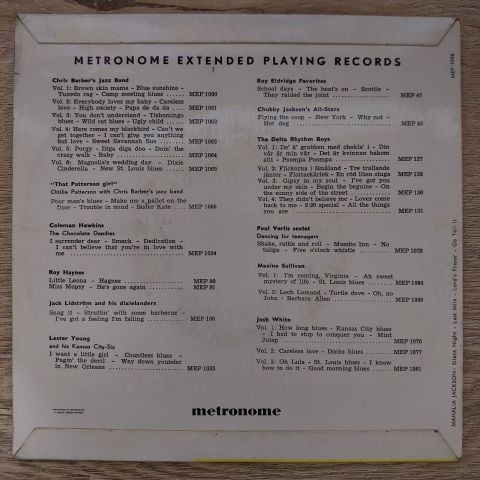 Mahalia Jackson – Silent Night / The Last Mile Of The Way / The Lord's Prayer / Go Tell It On The Mountain 45LİK PLAK