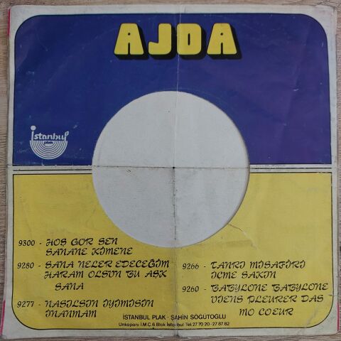 AJDA PEKKAN - AŞK BUDUR 45LİK PLAK