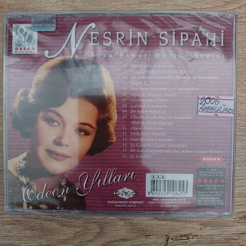 NESRİN SİPAHİ - TÜRK SANAT MÜZİĞİ SERİSİ ODEON YILLARI CD