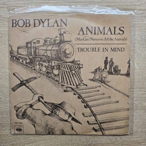 Bob Dylan – Man Gave Names To All The Animals / Trouble In Mind 45LİK PLAK