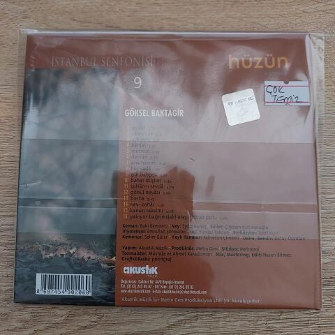 GÖKSEL BAKTAGİR - HÜZÜN SADNESS CD