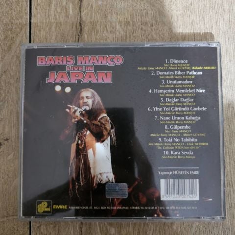 BARIŞ MANÇO - LİVE İN JAPAN BASKI CD