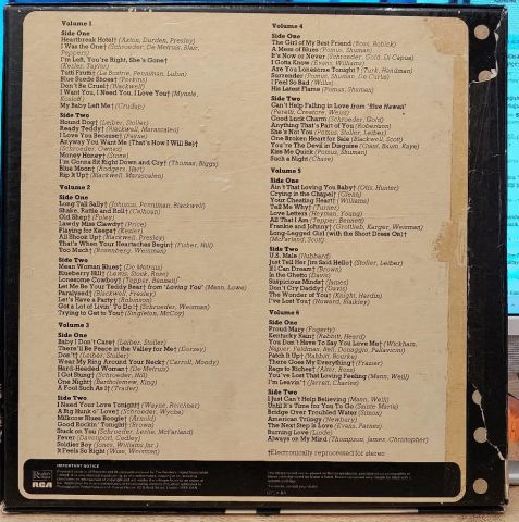 Elvis Presley – Elvis Presley's Greatest Hits BOX SET 7XLP PLAK