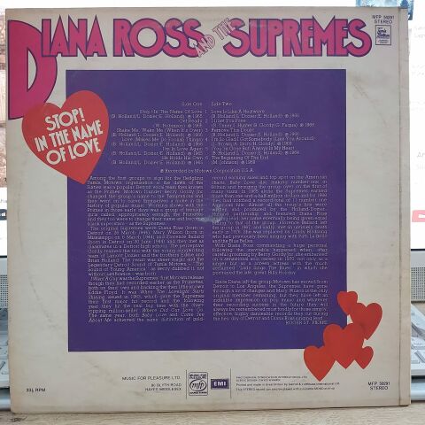 DIANA ROSS - ANT THE SUPREMES GET READY LP PLAK