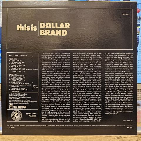 Dollar Brand – This Is Dollar Brand LP PLAK