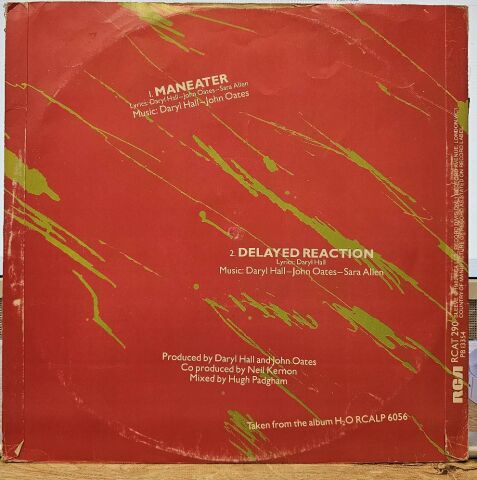 Daryl Hall + John Oates – Maneater LP PLAK