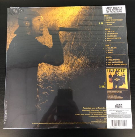 Limp Bizkit – Live At Rock Im Park 2001 LP PLAK
