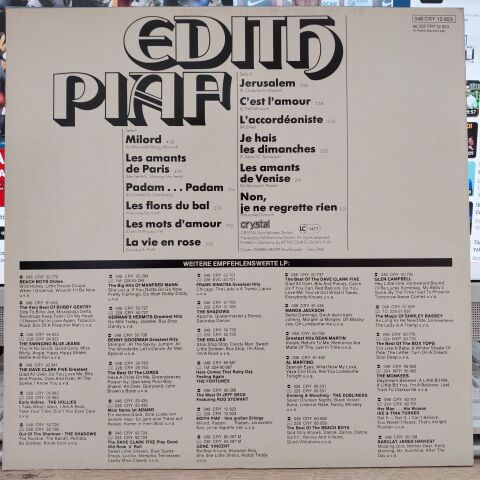 Edith Piaf – Ihre Grossen Erfolge LP PLAK