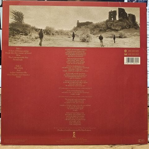 U2 – The Unforgettable Fire LP PLAK