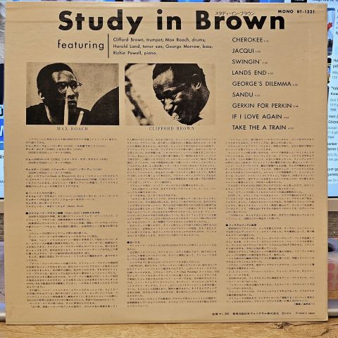 Clifford Brown And Max Roach – Study In Brown LP PLAK